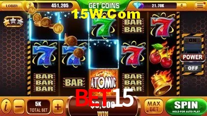Jackpots e promoções na bet15